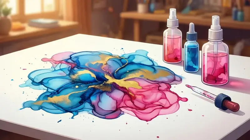 酒精墨水流動藝術（Alcohol Ink）：流動色彩中的獨一無二美學 2