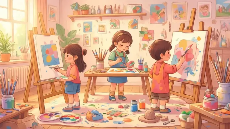 5-6 歲小畫家課程:從基礎線條到多元媒材應用的創意躍升(暑期創作營) 2