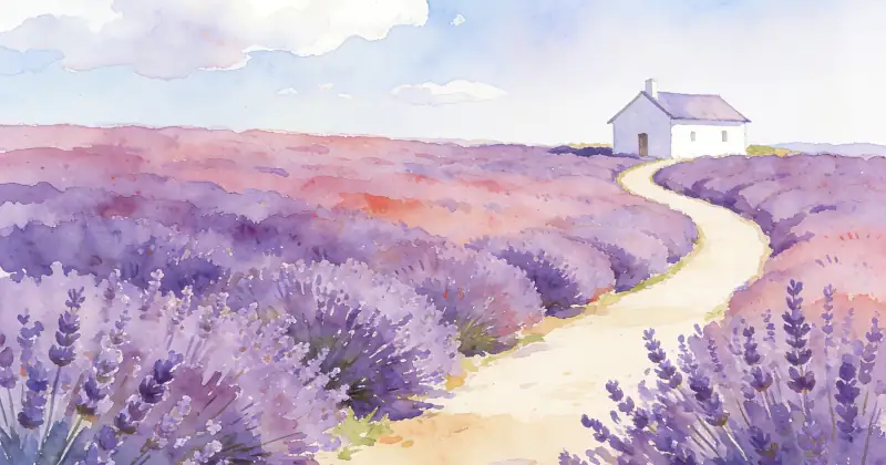 水彩畫課程 讓色彩在紙上流動